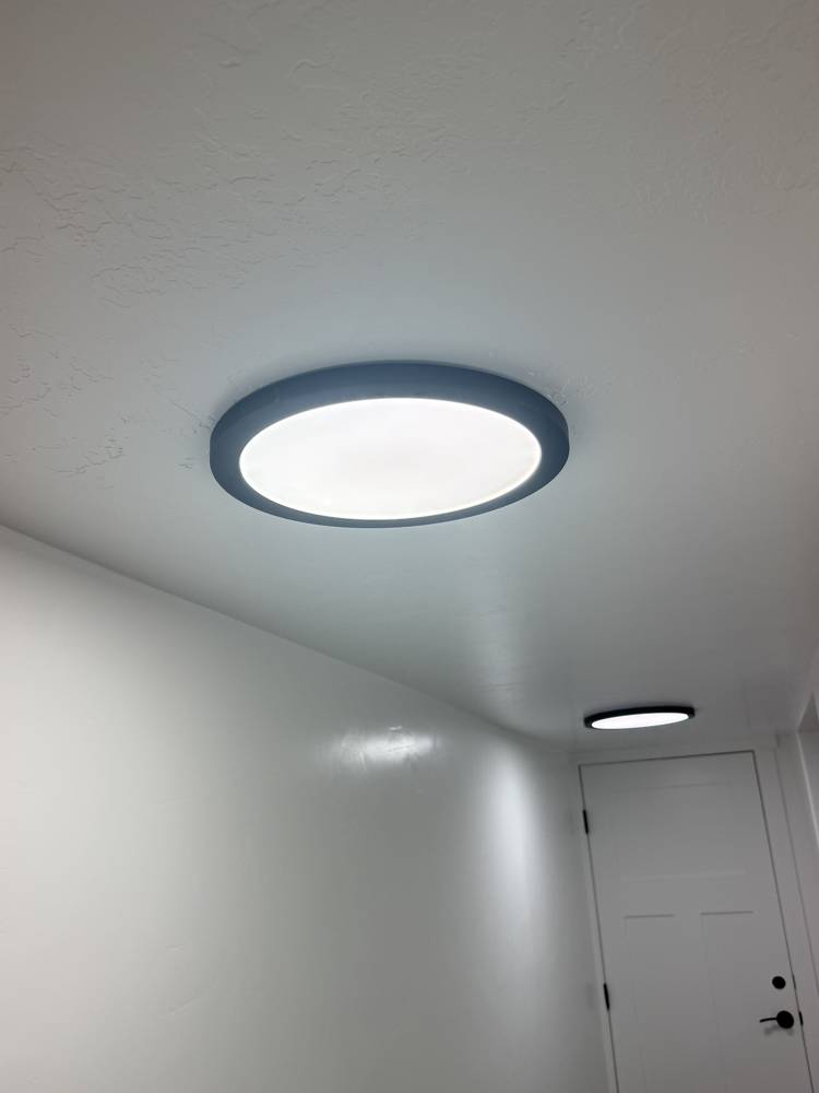 New flush-mount LED ceiling lights